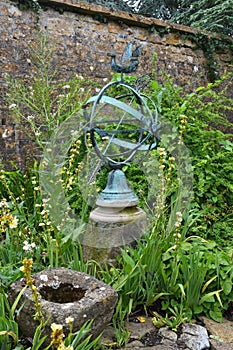 Metal Ornament, Tintinhull Garden, Somerset, England, UK