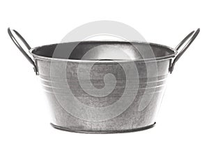 Metal Pail Isolated