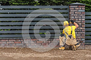 Metal Panels Fence Building