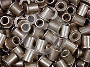 Metal parts with holes