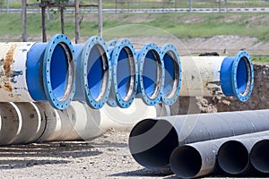 Metal pipe for water city supply