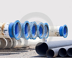 Metal pipe for water city supply