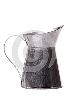 Metal Pitcher Isolated