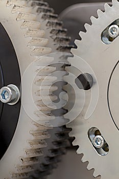 Metal and plastic gears