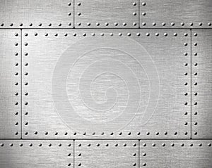 Metal plates armor background
