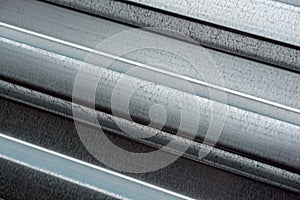 Metal profiled sheet decking