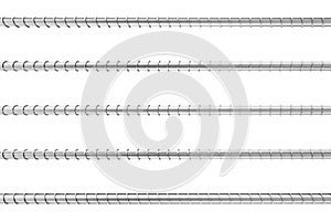 Metal Reinforcement Steel Rebars. 3d Rendering