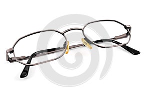 Metal-rimmed eyeglasses