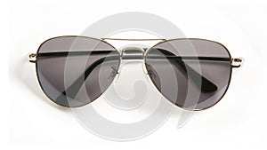 Metal rimmed sunglasses photo