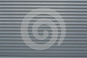 Metal roller shutter door, backdrop.