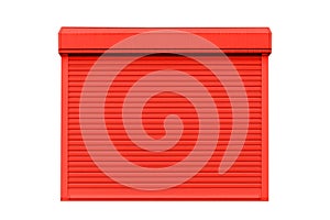 roller window shutter isolated on white background