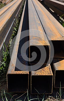 Metal rolling square sectionchannel