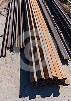 Metal rolling square sectionchannel