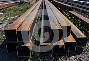 Metal rolling square sectionchannel