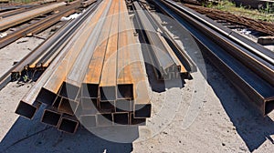 Metal rolling square sectionchannel