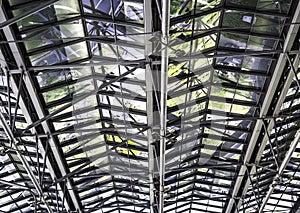 Metal roof structure