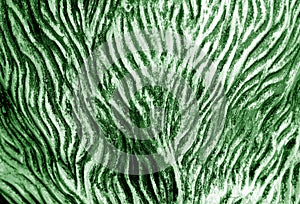 Metal rough surface with blur effect in green tone