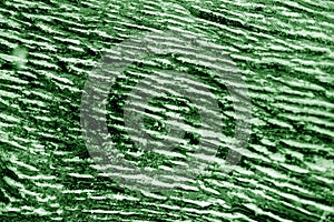 Metal rough surface with blur effect in green tone