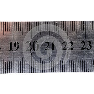 Metal ruler