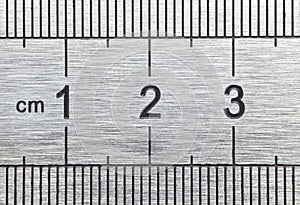 Metal ruler