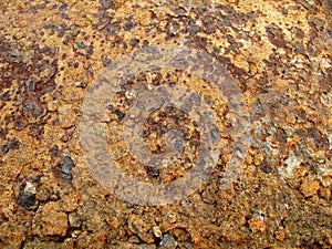 Metal rusted surface