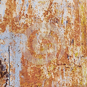 Metal rusted wall texture surface natural color use for background