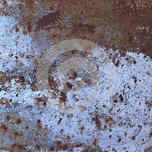 Metal rusted wall texture surface natural color use for background