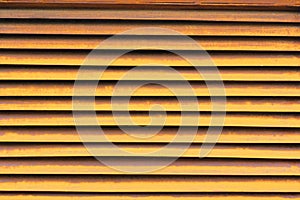 Metal rusty iron grate blinds abstract background