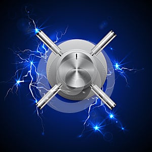 Metal safe, access denied