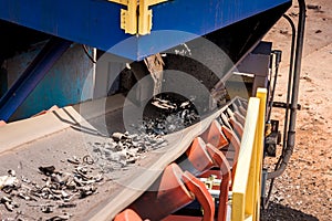 Metal Scrap Yard Machines Conveyor Belt