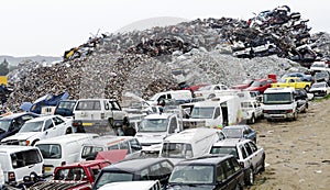 Metal scrapyard