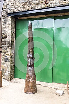 Metal Sculptures in the small village of Pott Shrigley, Cheshire, England.