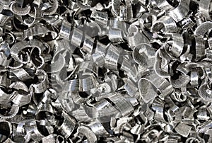 Metal shavings photo