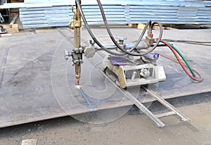 Metal Sheet Gas Cutting