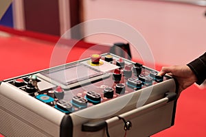 metal sheet rolling machine control panel