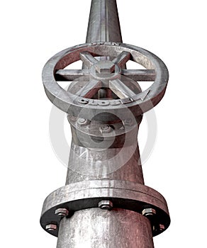 Metal Shutoff Valve Perspective