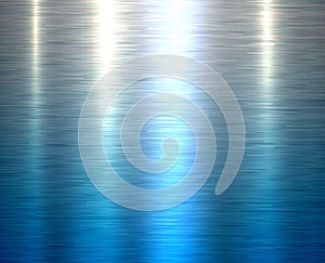 Metal silver blue texture background, brushed metallic texture plate pattern