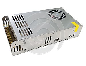 Metal silver electrical power suply