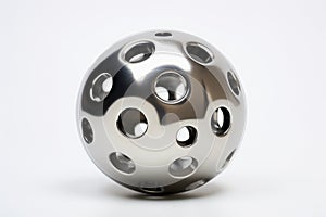 Metal Sphere On White