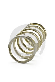 Metal spring coil