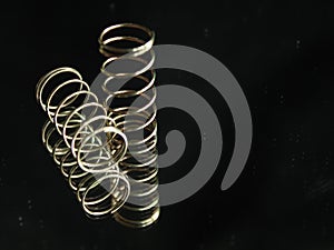 Metal spring round helical spiral reflection elastic