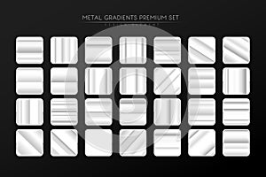 Metal steel gradient premium set