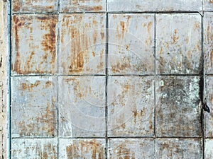 Metal Steel wall with stain Grunge door Texture Background
