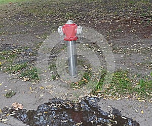 Metal Steel Water Column For Fire Track Engine Filling Life Safe Guard