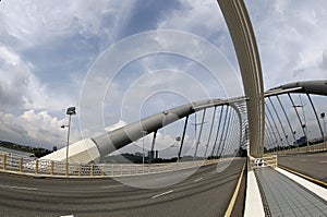 Metal structure bridge