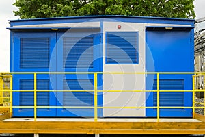 Metal structure of an electrical transformer substation
