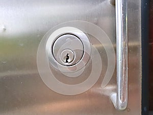 Metal style key hole