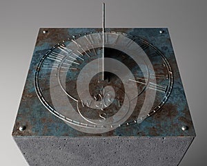 Metal Sundial Stand