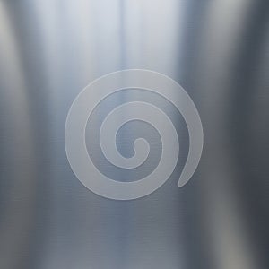 Metal surface exhibiting a brushed texture with subtle vertical