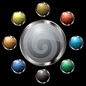 Metal surround centre